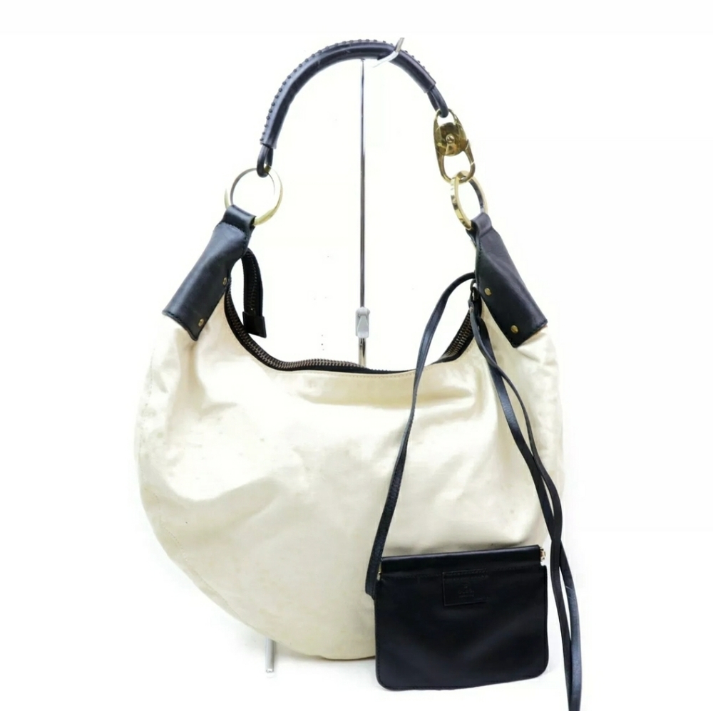 PRICE DROP! 100%Authentic Gucci Hobo Canvas Bag w/inside pouch
